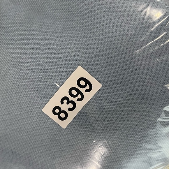 GoodGood Gold 3XL Embroidered Soft Cotton Men's Light Blue Hoodie - Picture 6 of 6